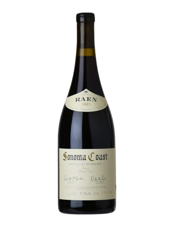 2022 Raen Winery "Royal St. Robert" Pinot Noir (Sonoma Coast, CA) 3R