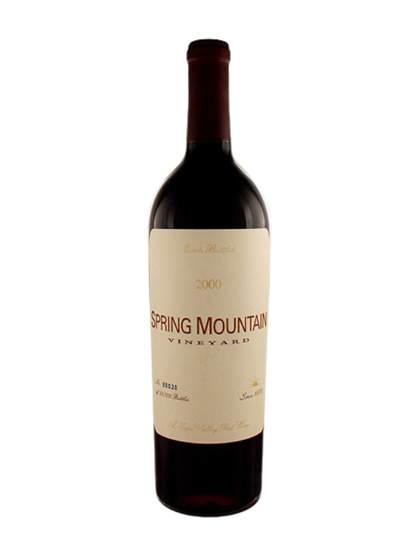 2000 Spring Mountain Cabernet Sauvignon (Napa Valley, CA) 6R