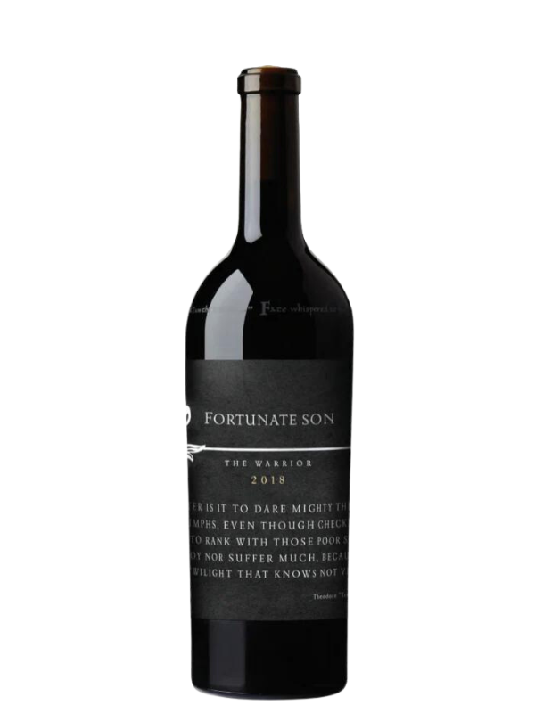 2019 Fortunate Son "The Warrior" Cabernet Sauvignon (Napa Valley, CA) 8R