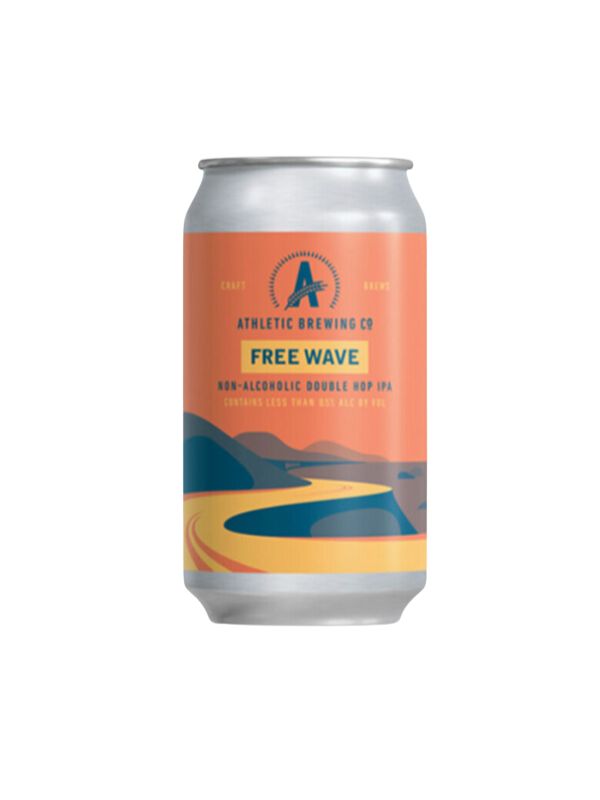 Athletic Brewing Co "Free Wave" Non-Alcoholic Hazy IPA (Stratford, CT)