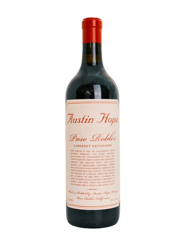 2022 Austin Hope Winery Cabernet Sauvignon (Paso Robles, CA) 10R