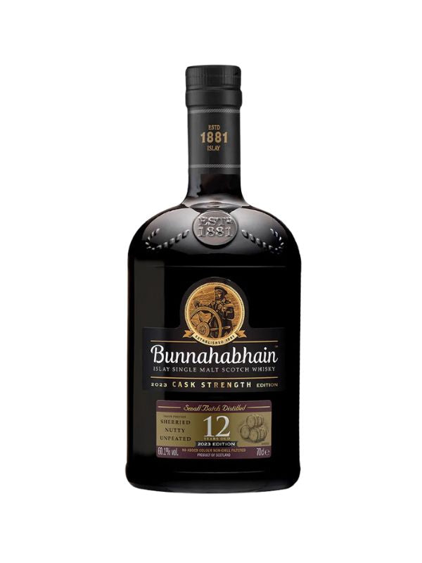 Bunnahabhain "Cask Strength" 12 Year Single Malt Scotch 2023 Edition (Islay, SCT)