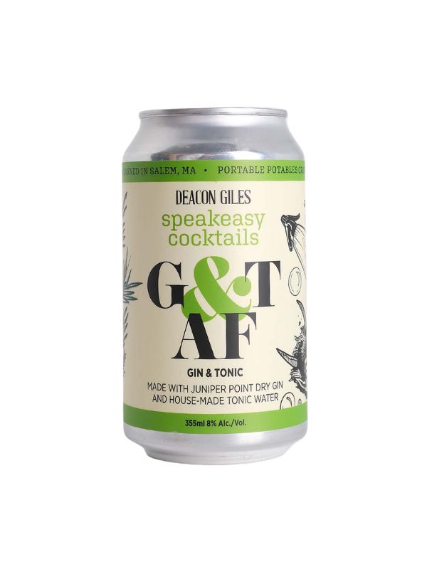 Deacon Giles "G&T AF" Canned Gin & Tonic (Salem, MA)