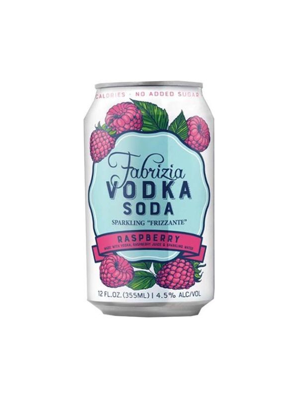 Fabrizia Raspberry Vodka Soda Canned Cocktails (Salem, NH)