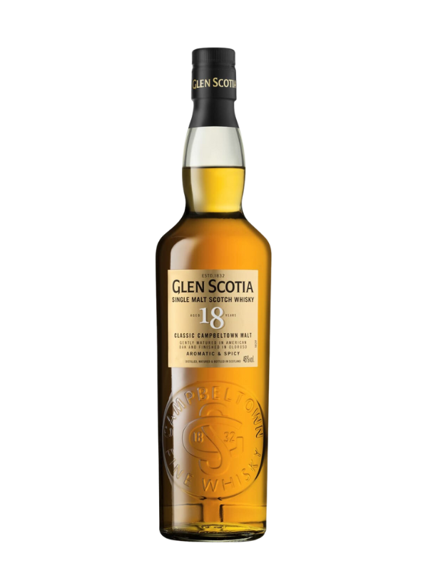 Glen Scotia 18 Year Single Malt Scotch Whiskey (Campbeltown, SCT)
