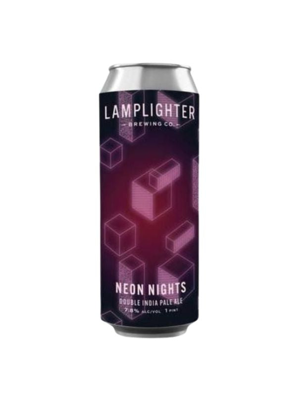 Lamplighter Brewing Co "Neon Nights" DDH Double IPA with Galaxy (Cambridge, MA)
