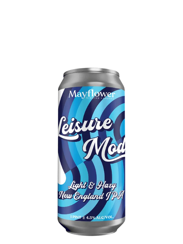 Mayflower Brewing Co "Leisure Mode" Hazy IPA (Plymouth, MA)