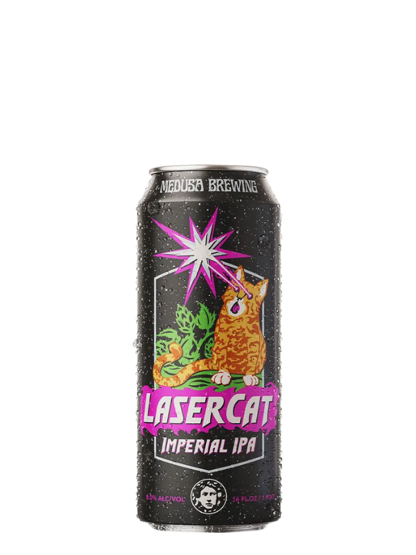 Medusa Brewing Company "Laser Cat" Imperial IPA (Framingham, MA)