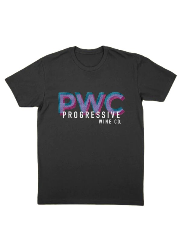 Progressive Wine Co. Short Sleeve T in Black