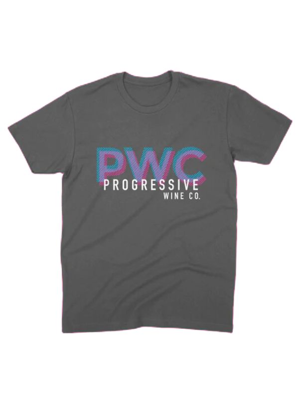 Progressive Wine Co. Short Sleeve T in Grey