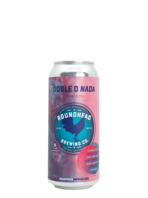 Roundhead Brewing Company "Doble o Nada" Double IPA (Hyde Park, MA)