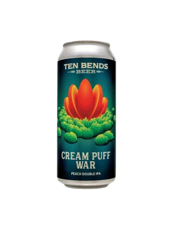 Ten Bends "Cream Puff War" Peach DIPA (Hyde Park, VT)