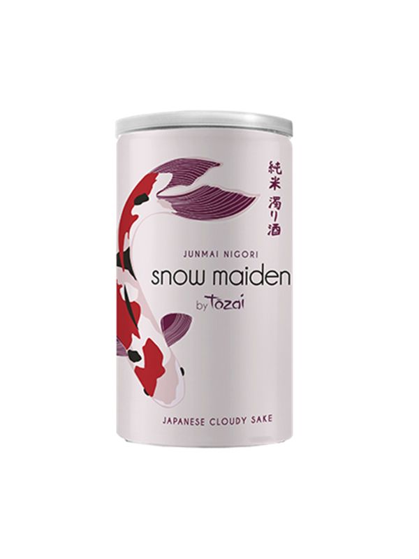 Kizakura Co. Tozai "Snow Maiden" Nigori Junmai Sake 180ml Can (Kinki, Japan)