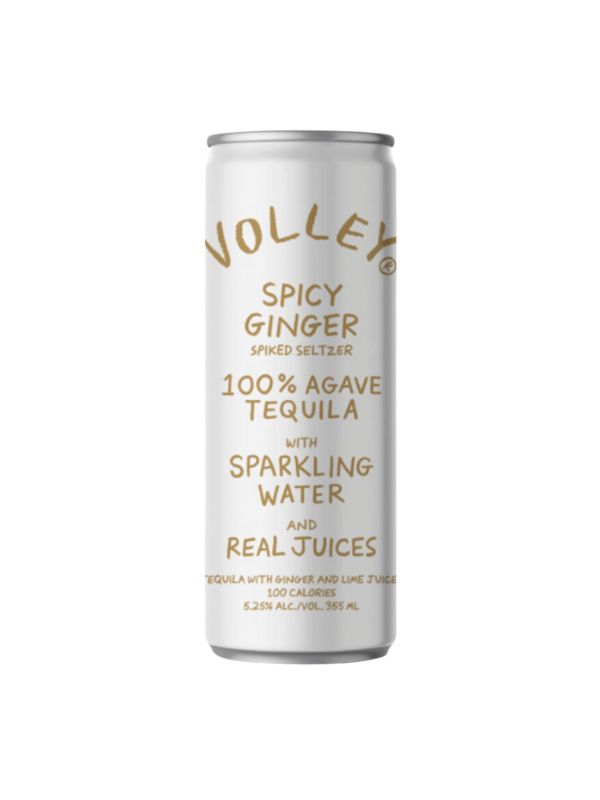 Volley "Spicy Ginger" Spiked Seltzer 12oz Can (Mexico)