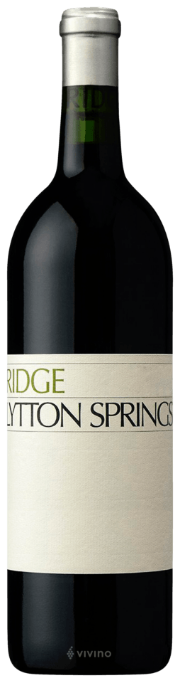 *7R* 2013 Ridge Vineyards "Lytton Springs" Red Blend (Sonoma, CA)