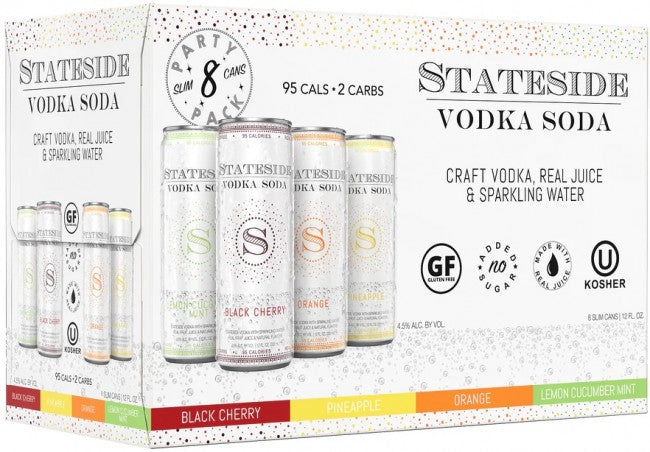 Stateside Vodka Soda Variety Pack 8pk (Philadelphia, PA)