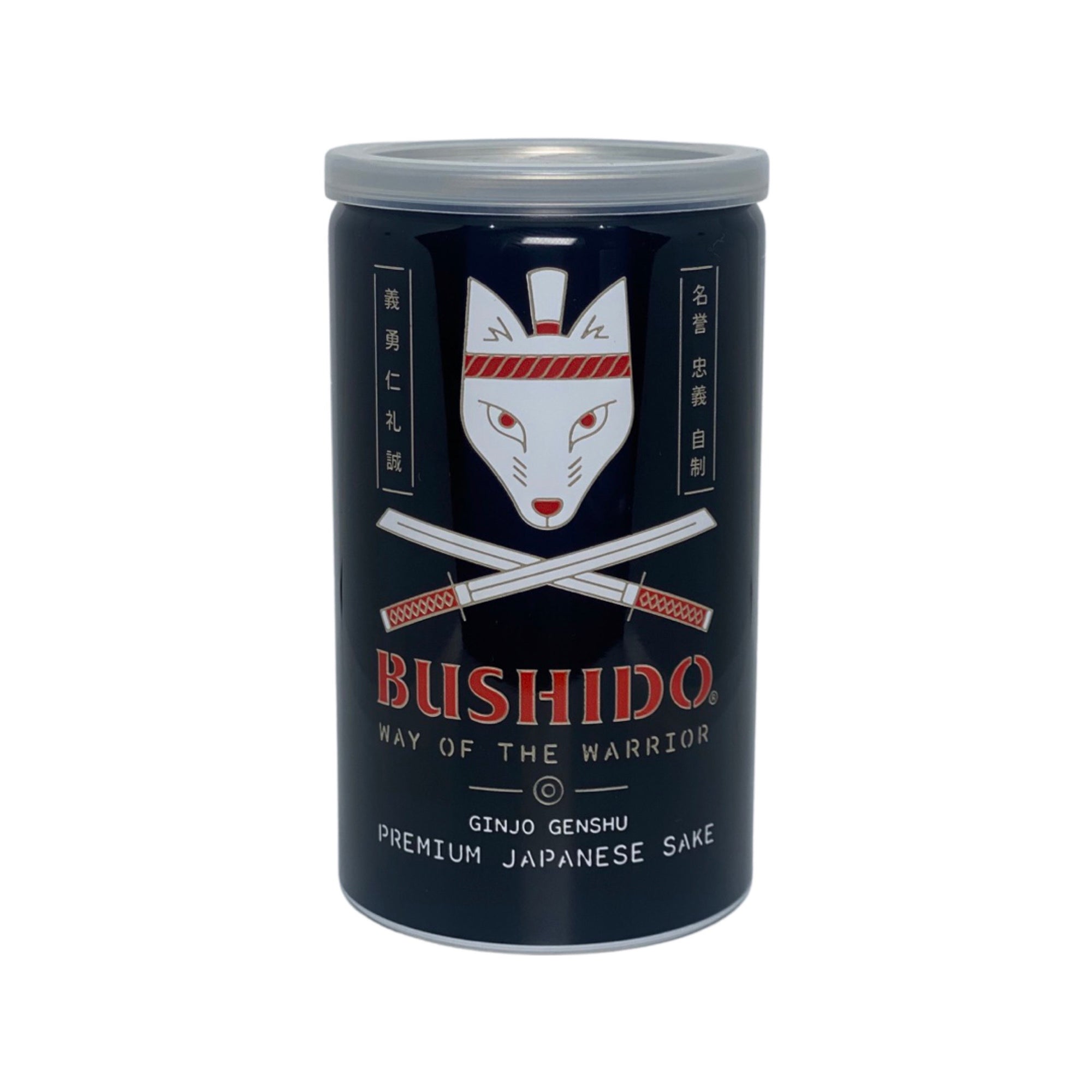 Bushido "Way of the Warrior" Ginjo Genshu Sake 180ml Can (Kyoto, Japan)