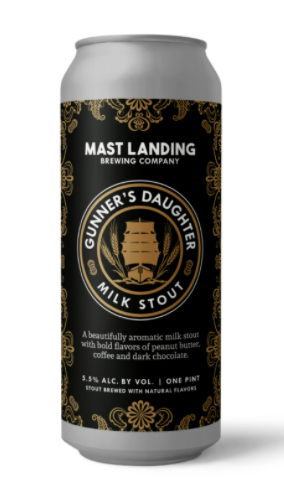 Mast Landing Brewing Co "Gunner's Daughter" Milk Stout (Westbrook, ME)