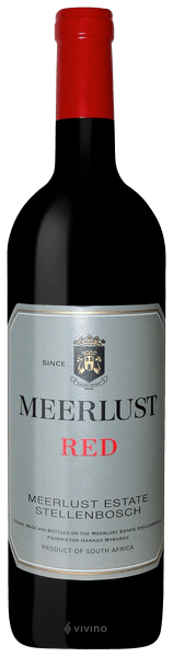 *7R* 2018 Meerlust Red Blend (Western Cape, SA)