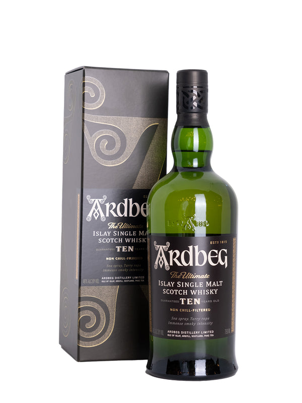 Ardbeg 10 Year Single Malt Scotch Whisky (Islay, Scotland)