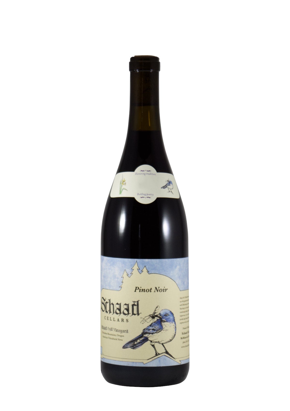 *3R* 2021 Schaad Cellars "Schaad Hill Vineyard" Pinot Noir (Chehalem Mountains, OR)