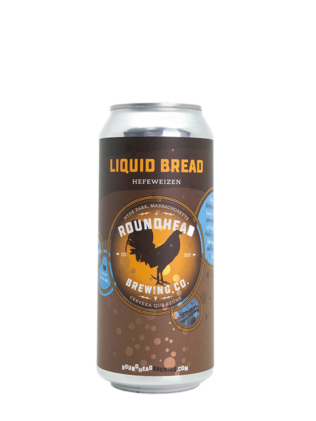 Roundhead Brewing Company "Liquid Bread" Hefeweizen (Hyde Park, MA)