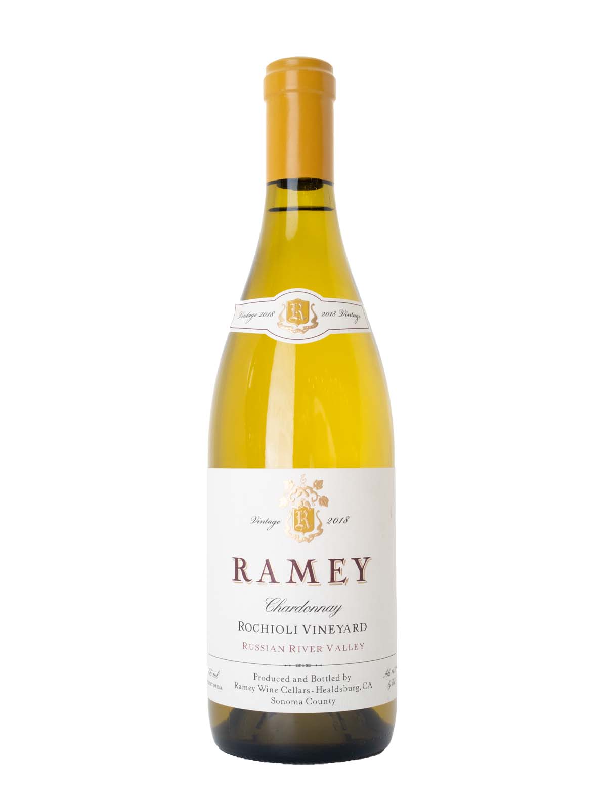 *8W* 2018 Ramey Cellars "Rochioli Vineyard" Chardonnay (Sonoma, CA)