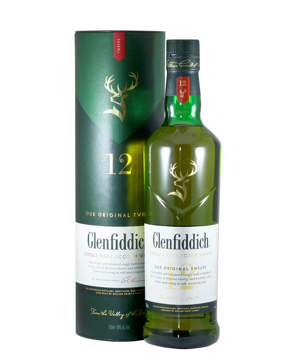 Glenfiddich 12 Years Old Single Malt Scotch Whisky (Scotland)