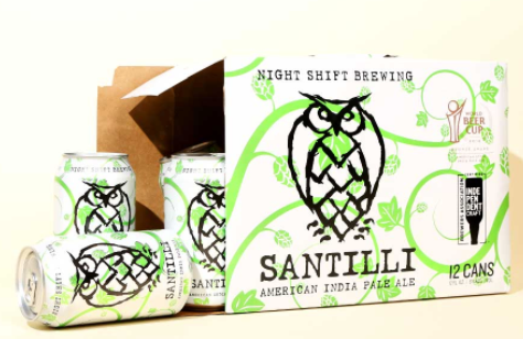 Night Shift Brewing "Santilli" American IPA 12-pack (Everett, MA)