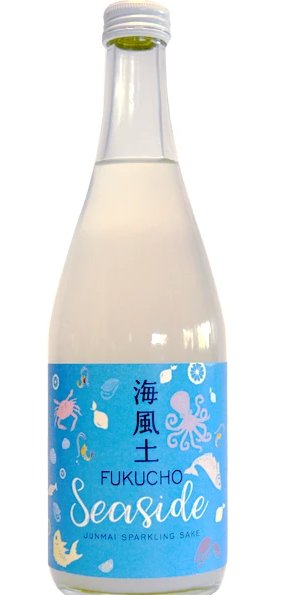 Fukucho "Seaside Sparkling" Junmai Sake 500ml (Hiroshima, Japan)