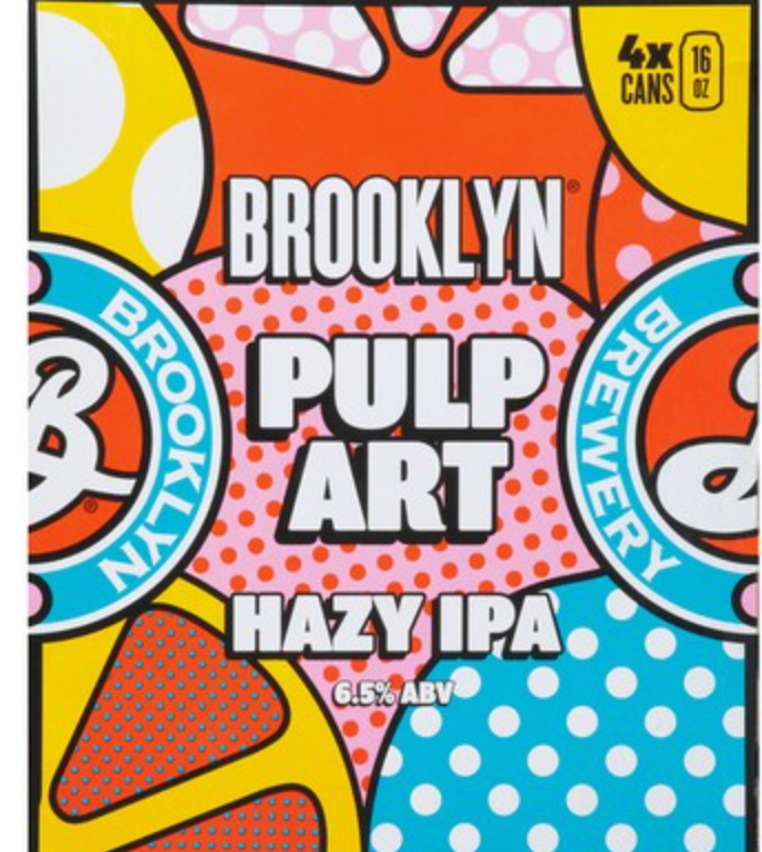 Brooklyn Brewery "Pulp Art" Hazy IPA 12 pack (Brooklyn, NY)
