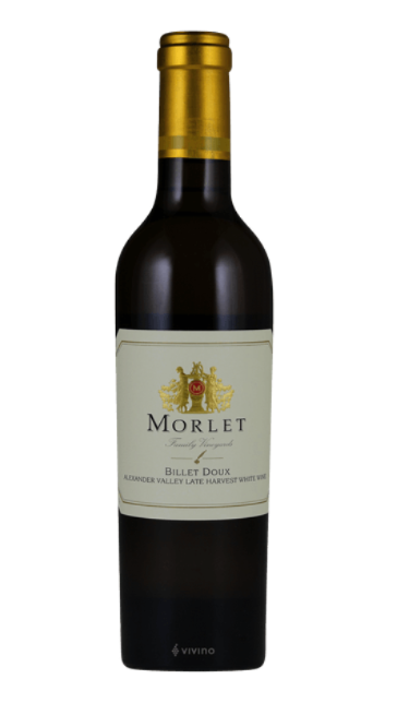 2012 Morlet "Billet Doux" Late Harvest 375ml (Sonoma, CA)