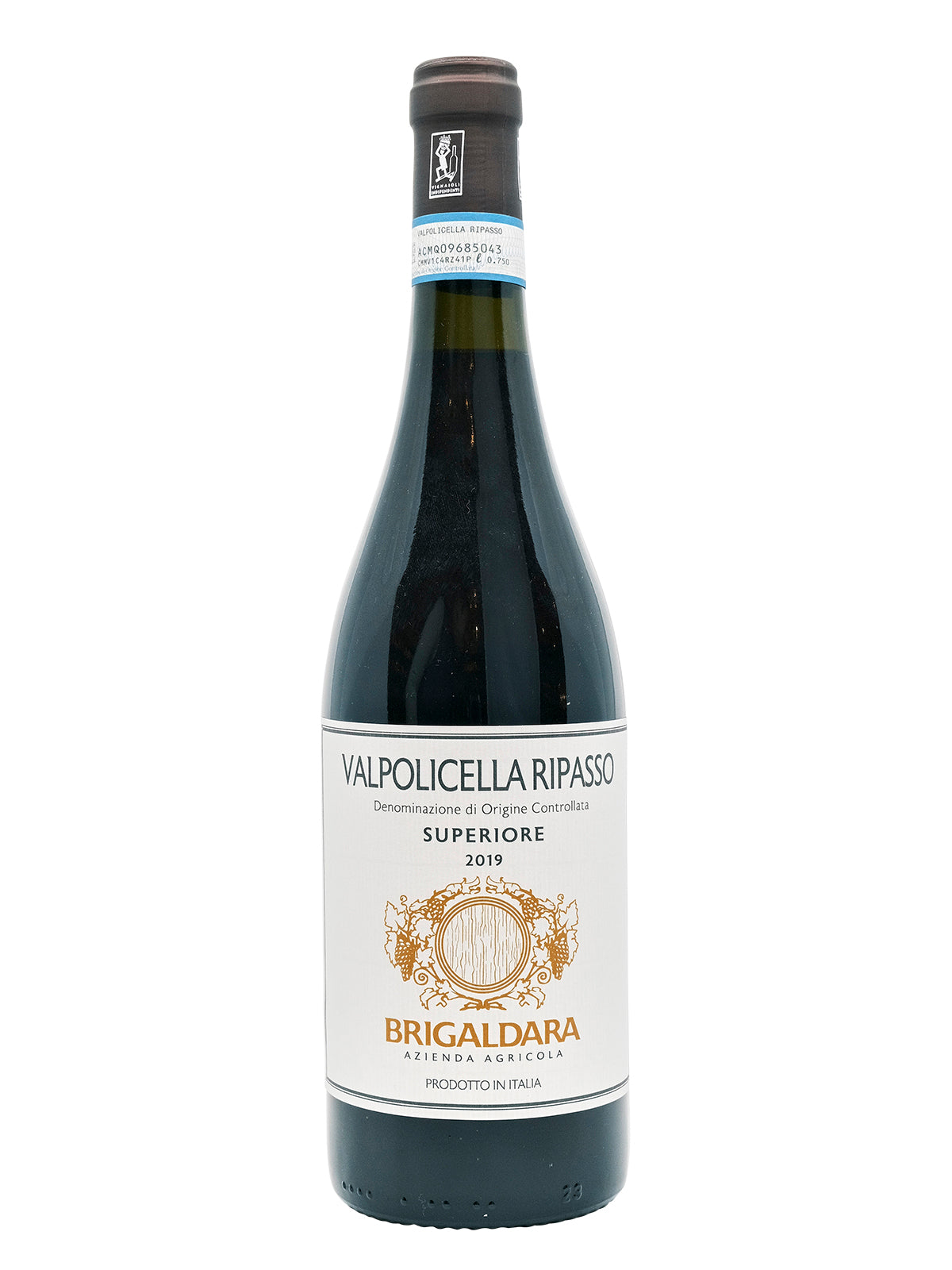 BOTTIGLIA VINO PERSONALIZZATA VALPOLICELLA DOC SUPERIORE RIPASSO 2019  BRIGALDARA