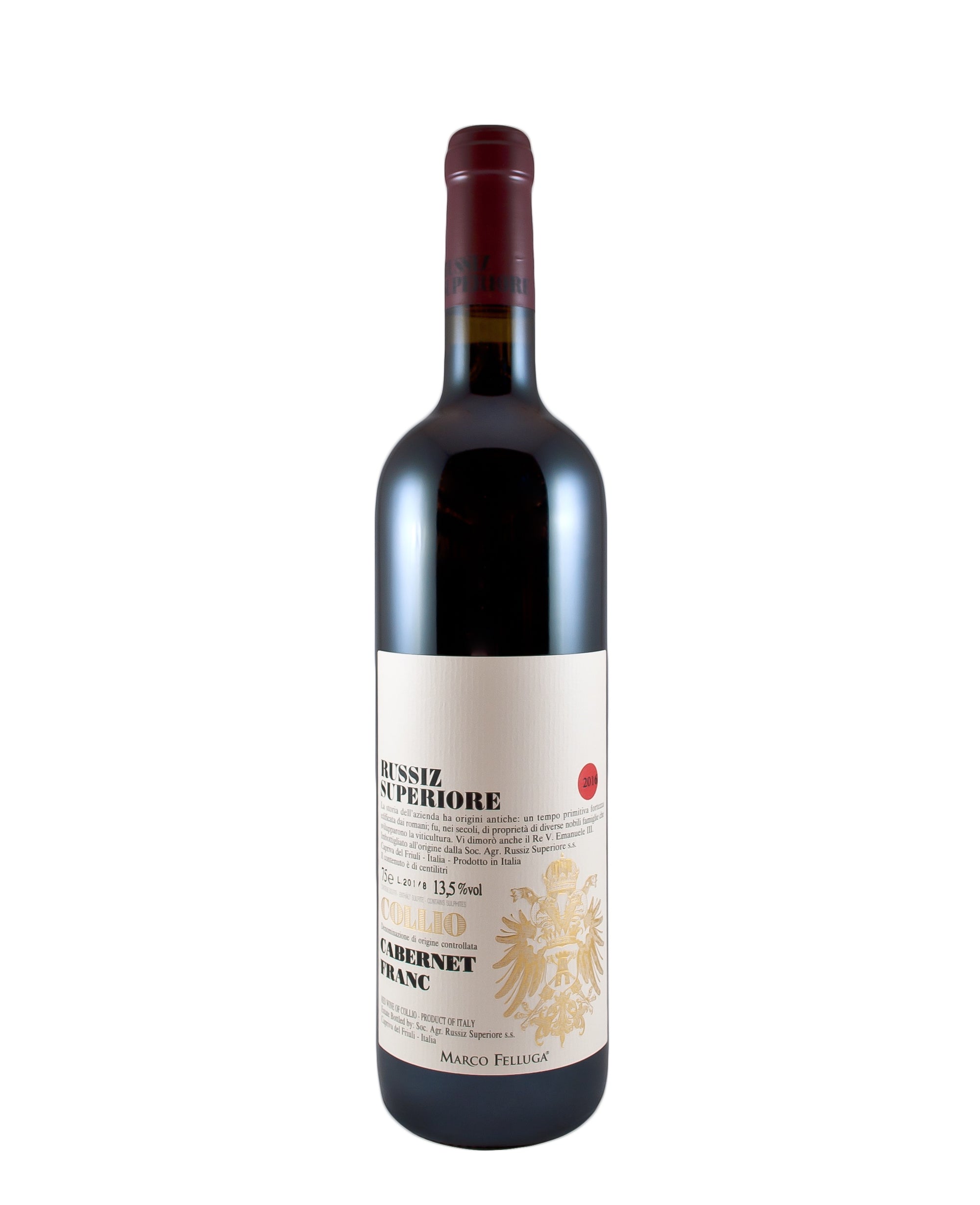 *5R* 2018 Marco Felluga "Russiz Superiore" Cabernet Franc (Collio, IT)