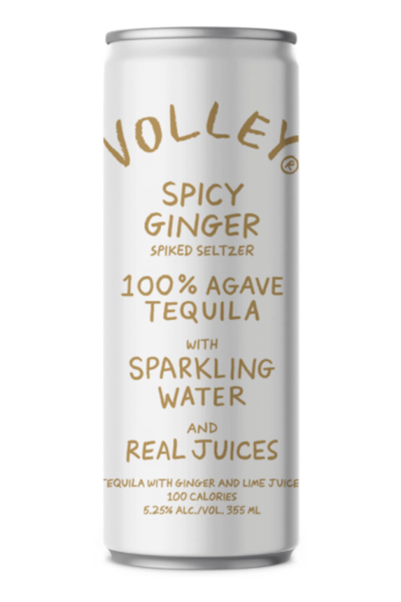 Volley "Spicy Ginger" Spiked Seltzer 12oz Can (Mexico)