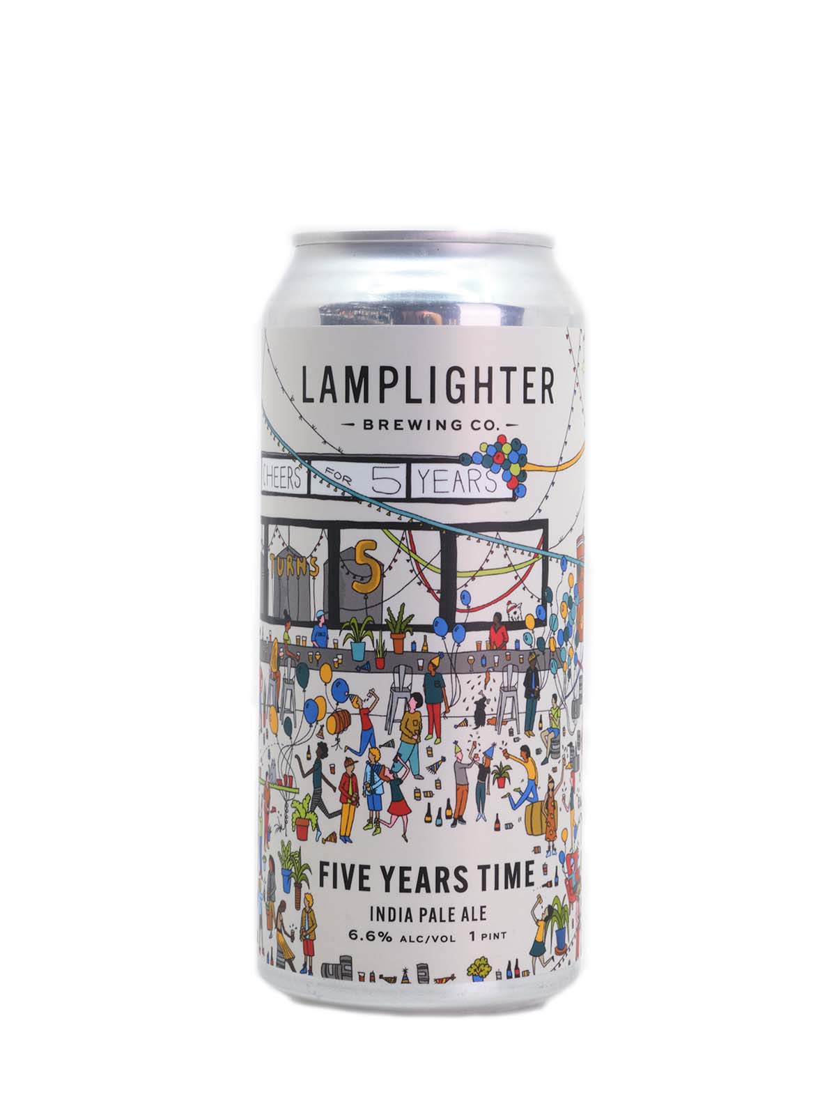 Lamplighter Brewing Co "Five Years Time" DDH IPA (Cambridge, MA)